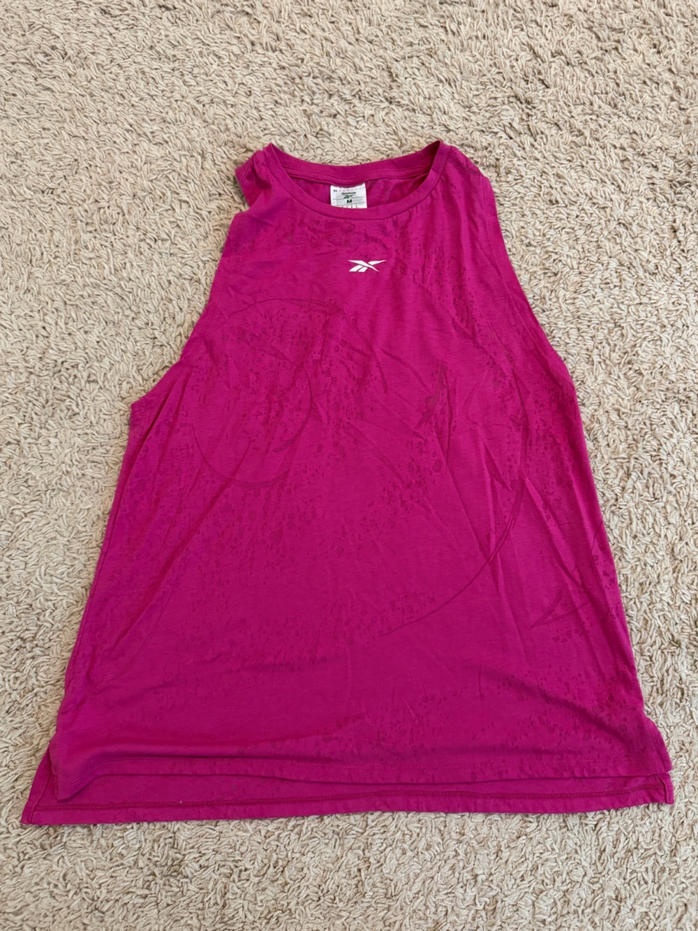 Reebok Women's Fuchsia Performance Tank Top